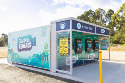 Burnie Emu Bay Lions Book Club Reverse Vending Machine